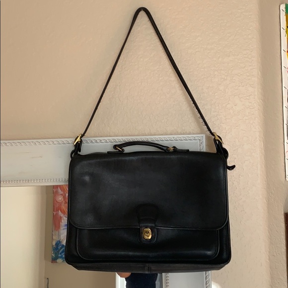 Vintage Coach Leather Briefcase: No A 92-5180 - Picture 2 of 13